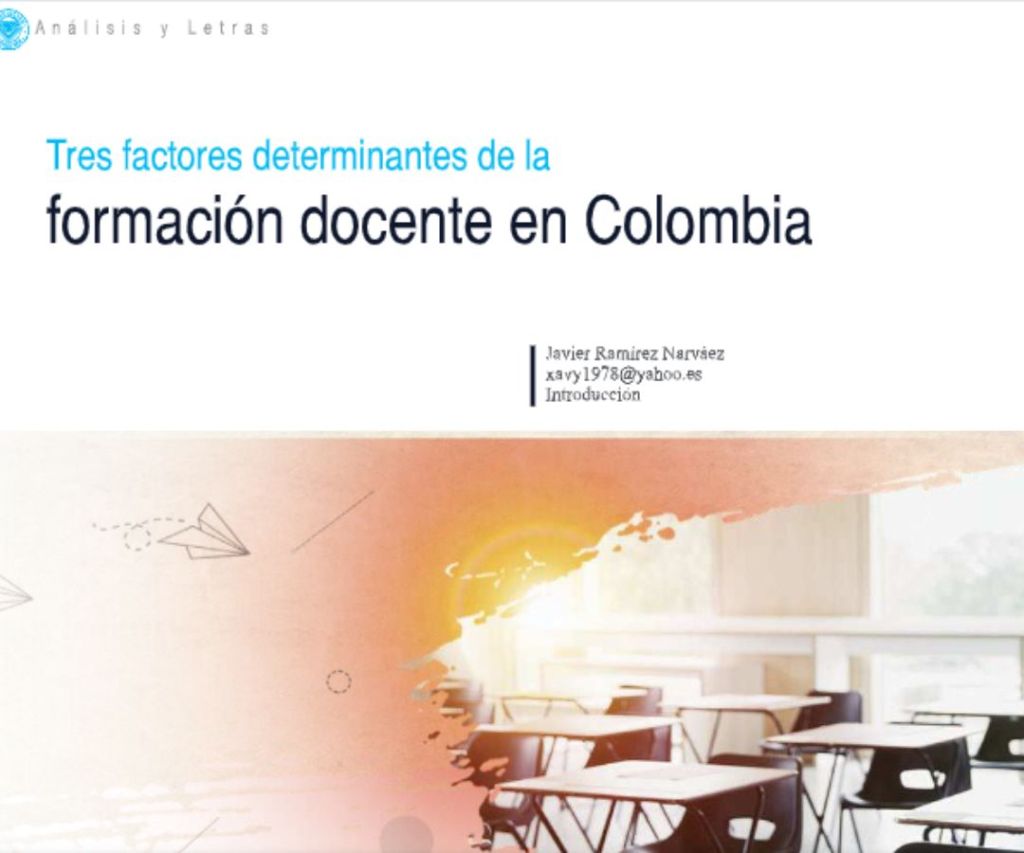 Tres factores determinantes de la formación docente en Colombia