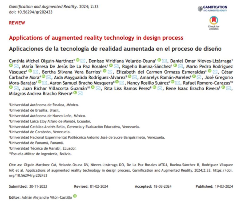 Aplicaciones de la tecnología de realidad aumentada en el proceso de diseño